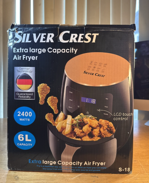Freidora de Aire Digital Silver - Aire Fryer