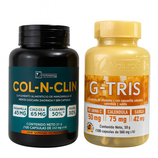 Combo Digestivo: Alivia la acidez del estómago y desinflama el colon