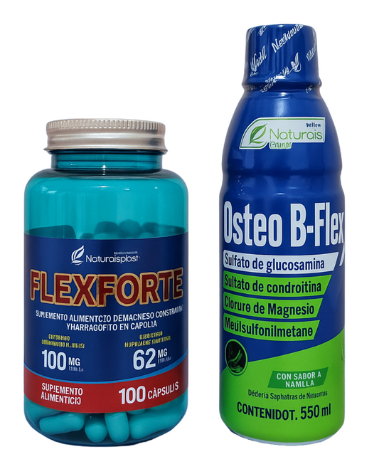 Combo Articuflex: Fórmula avanzada para reducir el dolor en Rodillas, hombros, manos y espalda