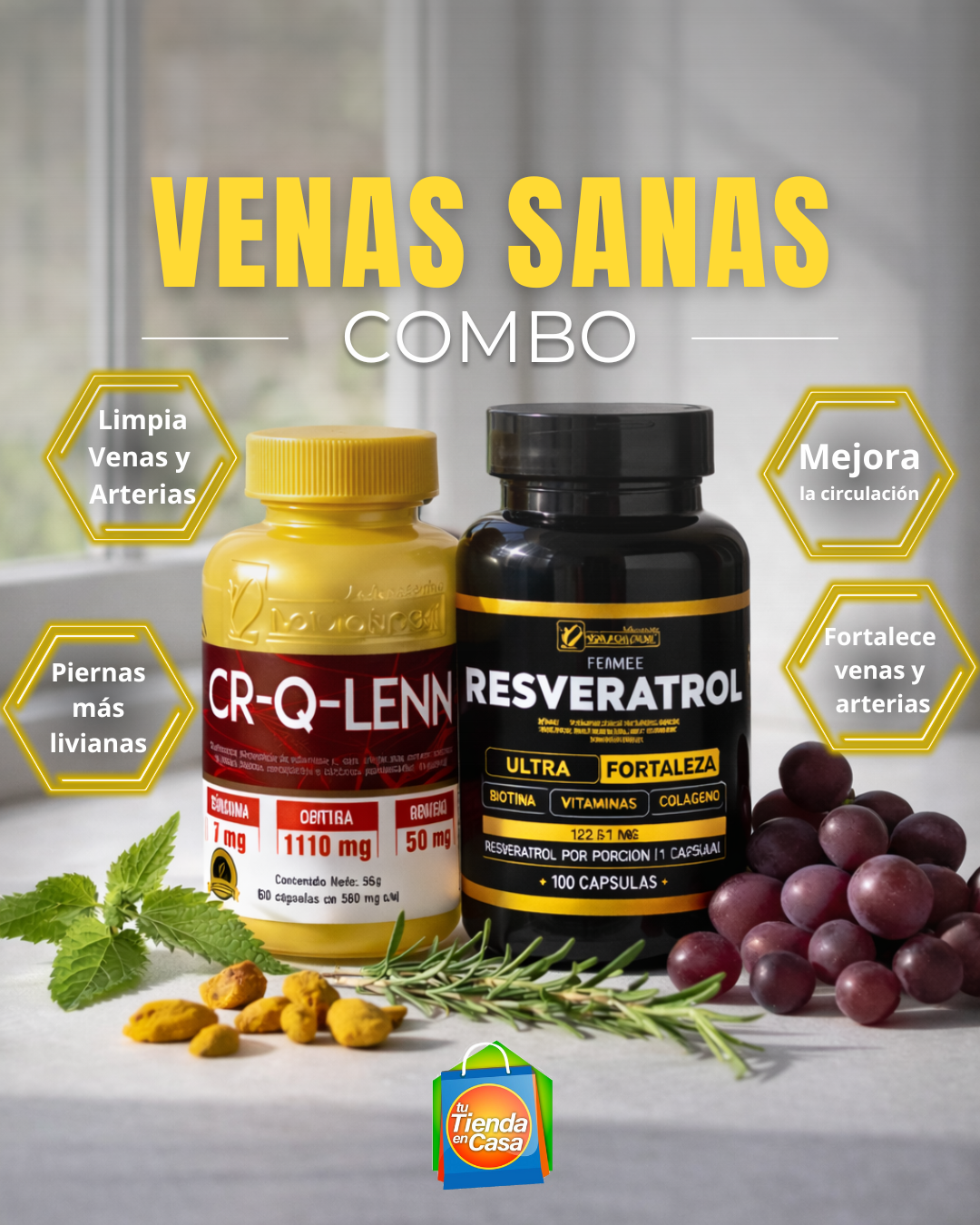 Combo Venas Sanas – Circulación y Bienestar Diario